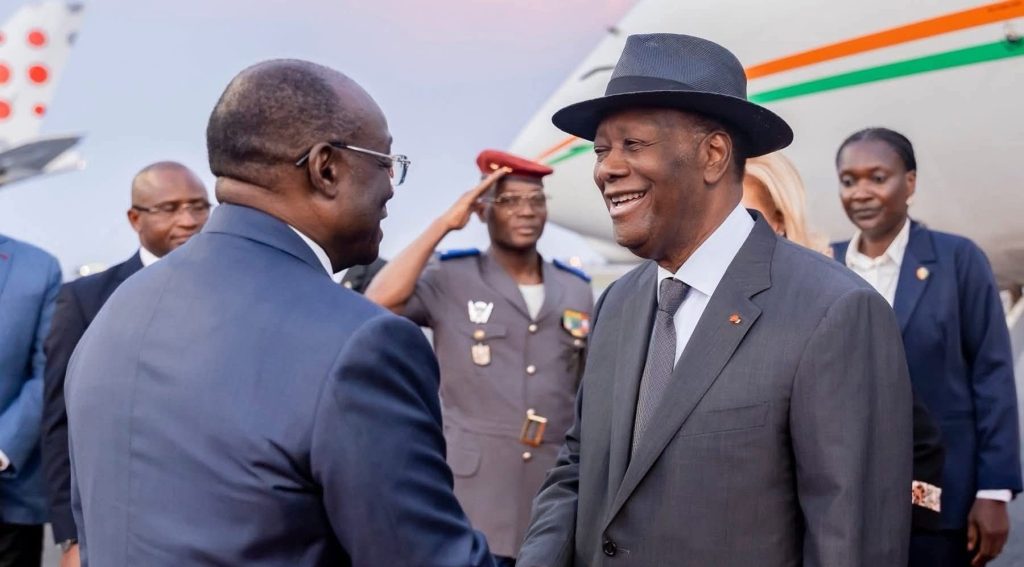 Le Président Alassane OUATTARA est rentré à Abidjan