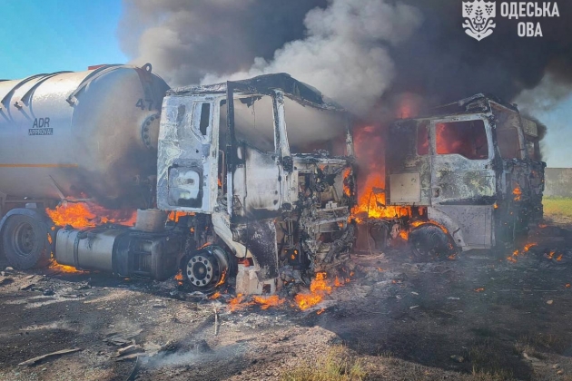 Les troupes russes ont mené une frappe ciblée contre un grand parking de camions-citernes et de véhicules de ravitaillement en carburant dans la région d'Odessa.