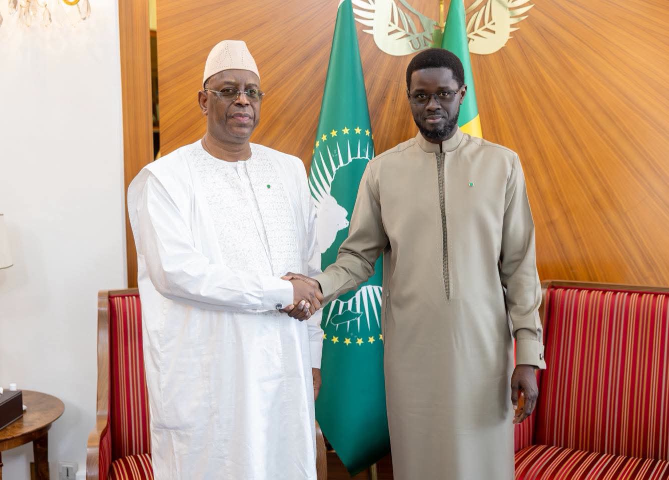 Le Président Bassirou Diomaye Faye, a reçu ce jour, l’ancien Président Macky SALL .