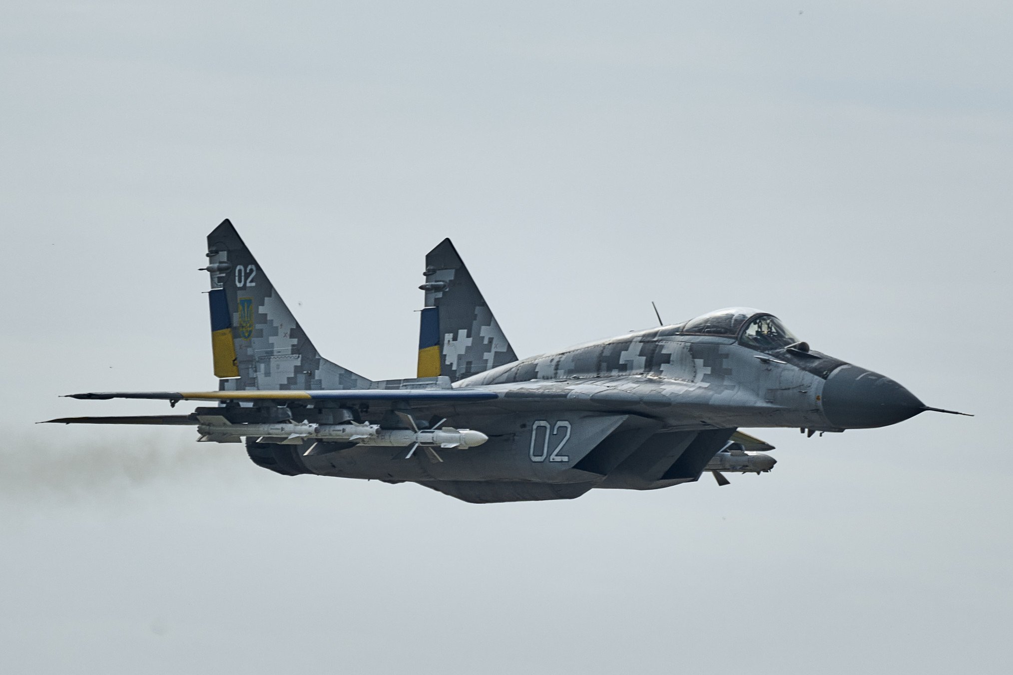 L'Ukraine perd un MiG-29 lors d'une mission de combat dans la région de Poltava ; le pilote s'éjecte sain et sauf.