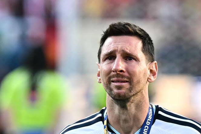 La fin pour Lionel Messi, avec des larmes, avec de la tristesse.